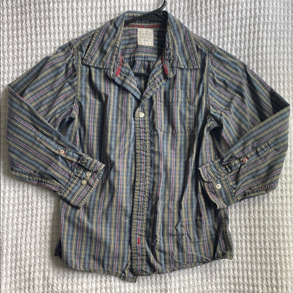 Boys Striped Blue Shirt